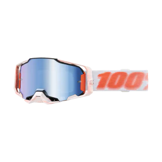 100% Crossbril Armega Tubular - Spiegel Blauw Lens