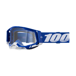 100% Crossbril Racecraft 2 Blue - Clear Lens