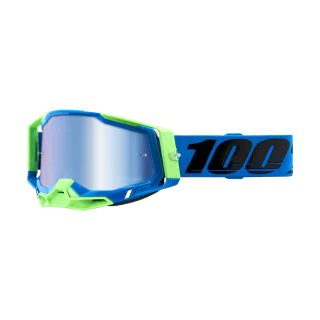 100% Crossbril Racecraft 2 Fremont - Spiegel Blauw Lens