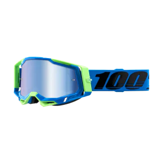 100% Crossbril Racecraft 2 Fremont - Spiegel Blauw Lens