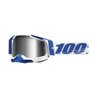 100% Crossbril Racecraft 2 Isola - Spiegel Zilver Flash Lens