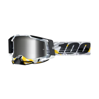 100% Crossbril Racecraft 2 Korb - Spiegel Zilver Lens