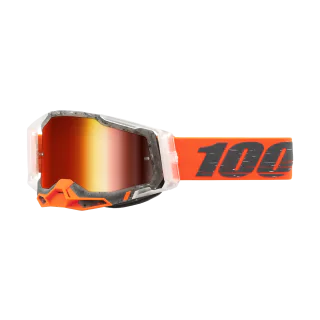 100% Crossbril Racecraft 2 Schrute - Spiegel Rood Lens