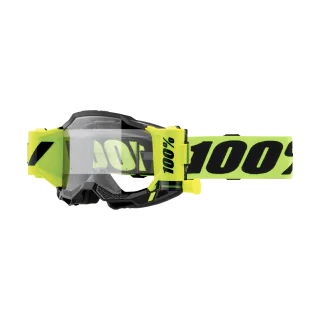 100% Crossbril Roll-Off Accuri 2 Forecast Neon Yellow - Clear Lens
