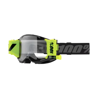 100% Crossbril Roll-Off Strata 2 Forecast Black - Clear Lens