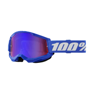 100% Crossbril Strata 2 Blue - Spiegel Rood / Blauw Lens