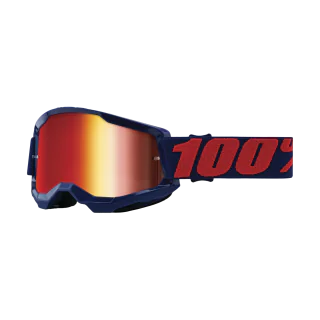 100% Crossbril Strata 2 Masego - Spiegel Rood Lens