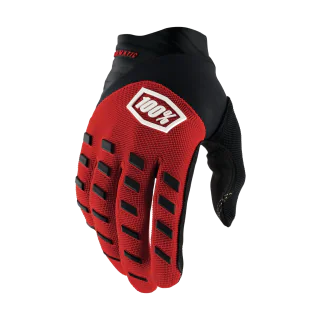 100% Crosshandschoenen Airmatic - Rood / Zwart