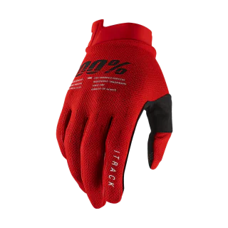 100% Crosshandschoenen iTrack - Rood