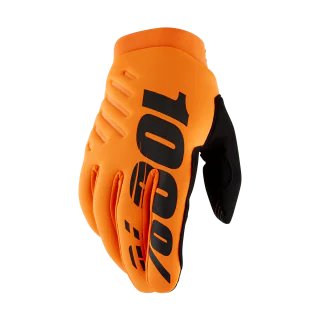 100% Kinder Crosshandschoenen Winter Brisker - Fluo Oranje / Zwart