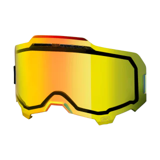 100% Lens ARMEGA / ARMATIC - Injected Dual Vented Spiegel Goud