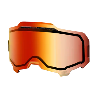 100% Lens ARMEGA / ARMATIC - Injected Dual Vented Spiegel Rood