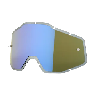 100% Lens RC1/AC1/ST1 - Injected Spiegel Blauw / Smoke
