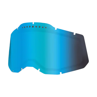 100% Lens RC2/AC2/ST2 - Dual Vented Spiegel Blauw