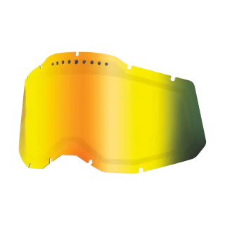 100% Lens RC2/AC2/ST2 - Dual Vented Spiegel Goud