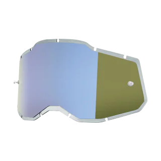 100% Lens RC2/AC2/ST2 - Injected Spiegel Blauw