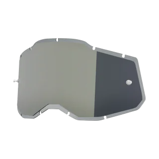 100% Lens RC2/AC2/ST2 - Injected Spiegel Zilver