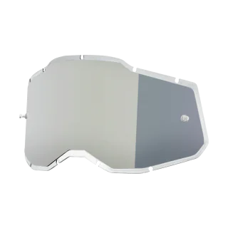 100% Lens RC2/AC2/ST2 - Injected Spiegel Zilver Flash