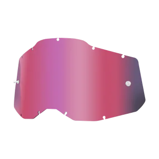 100% Lens RC2/AC2/ST2 - Standaard Spiegel Roze