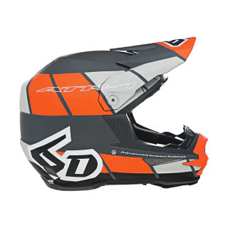 6D Crosshelm ATR-1 Shear - Oranje / Grijs / Zwart