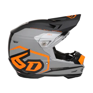 6D Crosshelm ATR-2 Delta - Neon Oranje