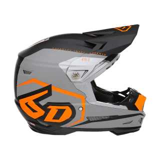 6D Crosshelm ATR-2 Delta - Neon Oranje