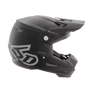 6D Crosshelm ATR-2 Solid - Zwart / Mat