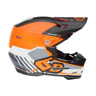 6D Crosshelm ATR-2 Target - Neon Oranje