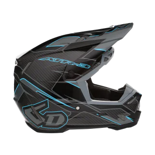 6D Crosshelm ATR-3 FIM Reflex - Zwart