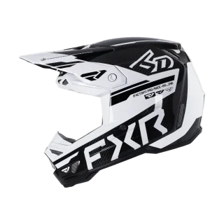 6D Crosshelm ATR-3 FXR - Wit / Zwart