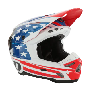 6D Crosshelm ATR-3 Patriot - Rood / Wit / Blauw
