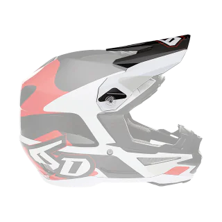 6D Helmklep ATR-1 Apex - Rood