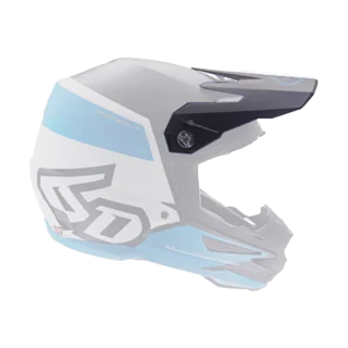 6D Helmklep ATR-1 Flight - Blauw / Wit / Zwart