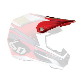6D Helmklep ATR-1 Hornet Graphic - Rood