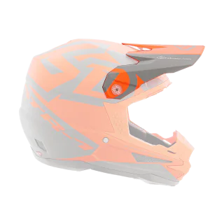 6D Helmklep ATR-1 Switch - Grijs / Oranje