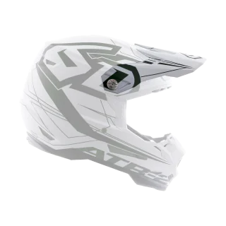6D Helmklep ATR-2 Aero - Wit