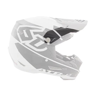 6D Helmklep ATR-2 Core - Wit / Zwart