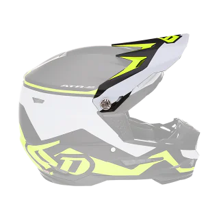 6D Helmklep ATR-2 Drive - Neon Geel