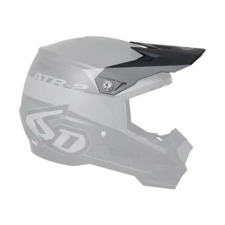 6D Helmklep ATR-2 Metric - Zwart