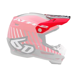 6D Helmklep ATR-2 Motion - Rood