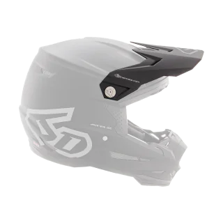 6D Helmklep ATR-2 Solid - Zwart / Mat