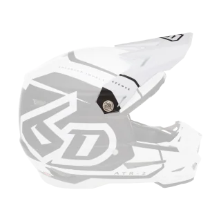 6D Helmklep ATR-2 Torque - Mat Wit