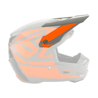 6D Helmklep ATR-3 Hex - Neon Oranje
