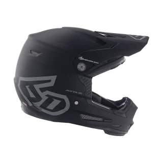 6D Kinder Crosshelm ATR-2Y Solid - Mat Zwart