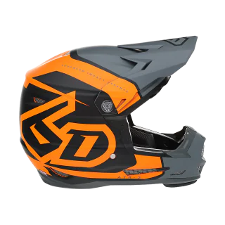 6D Kinder Crosshelm ATR-2Y Torque - Mat Neon Oranje