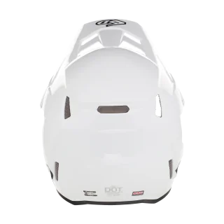 6D Kinder Crosshelm ATR-3Y FIM Solid - Wit
