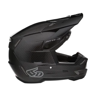 6D Kinder Crosshelm ATR-3Y FIM Solid - Zwart