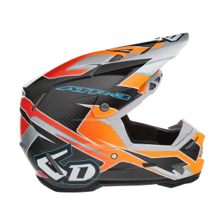 6D Kinder Crosshelm ATR-3Y Reflex - Neon Oranje