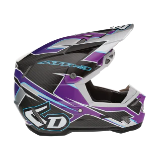 6D Kinder Crosshelm ATR-3Y Reflex - Paars