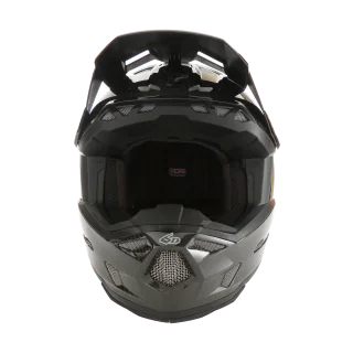 6D Kinder Crosshelm ATR-3Y Solid - Glans Zwart